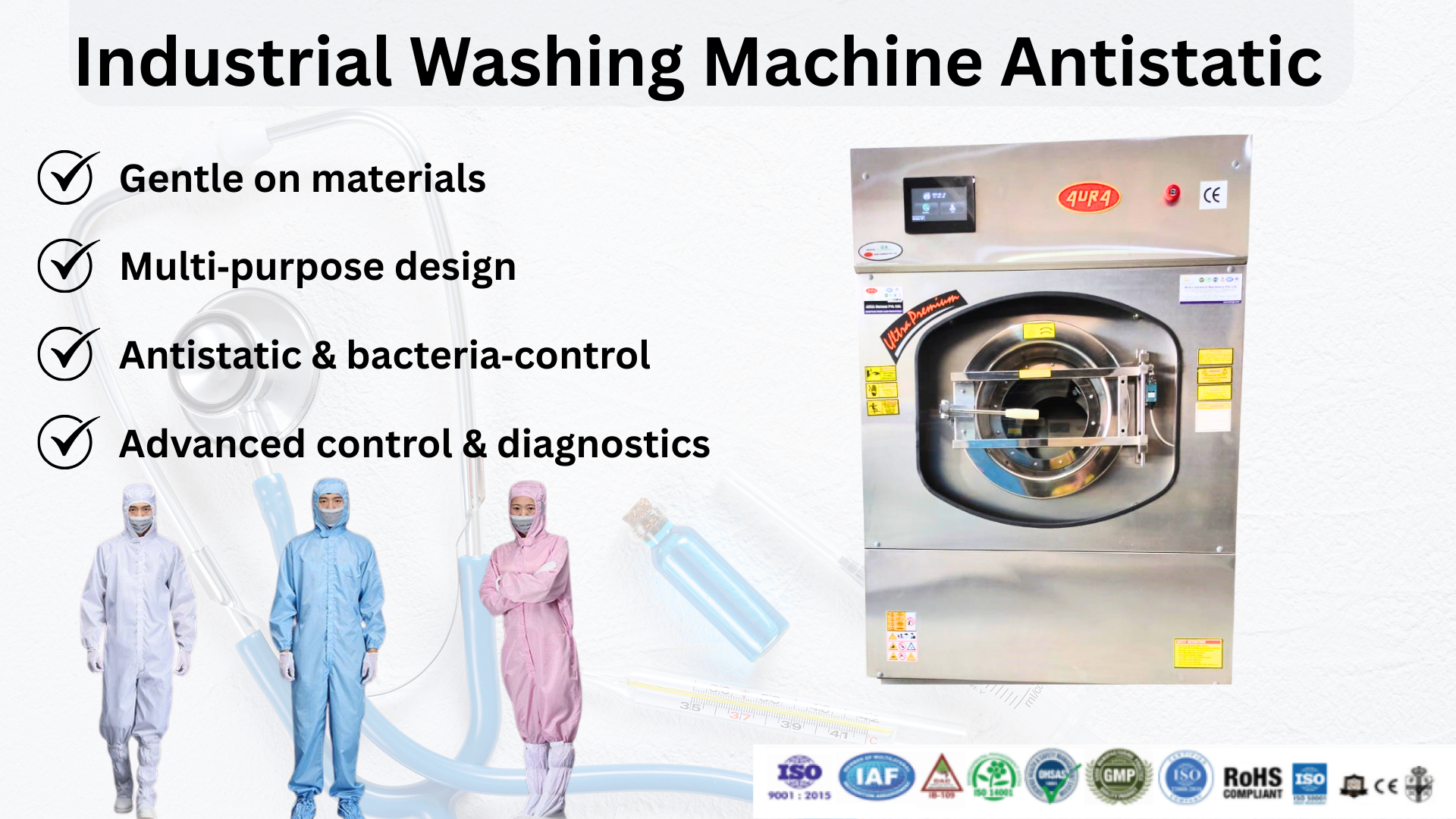 Industrial Washing Machine Fingerbags FBD